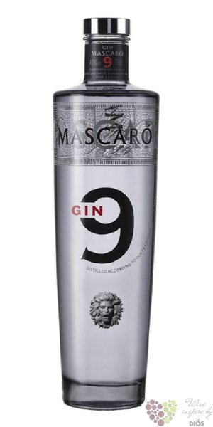 Mascaro „ Gin 9 ” Dry Spanish gin 40% vol.     0.70 l