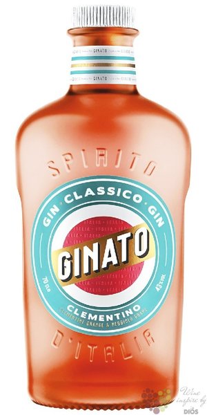 Ginato  Clementine Orange  Italian flavoured gin 43% vol.  0.70 l