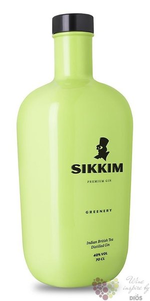 Sikkim „ Greenery ” flavored Spanish gin 40% vol.  0.70 l
