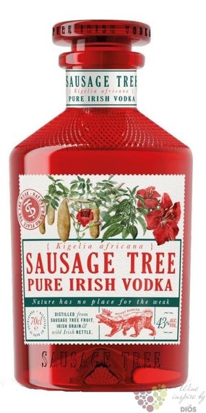 Drumshanbo „ Sausage Tree ” pure Irish vodka 43% vol.  0.70 l