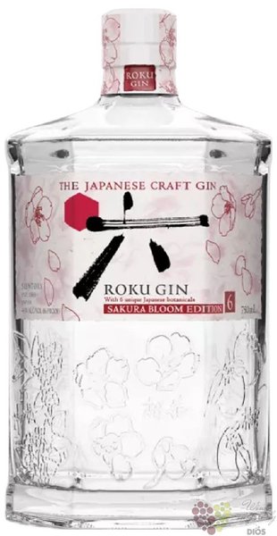 Suntory Roku  Sakura Bloom  Japan craft gin  43% vol.  0.70 l