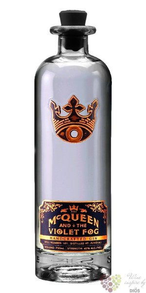 McQueen and the Violet Fog unique Brazilian gin Bumbu rum co. 40% vol.  0.70 l