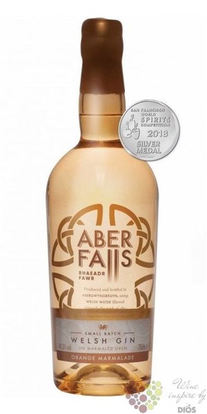 Aber Falls  Orange marmelade  English flavored gin 41.3% vol.  0.70 l