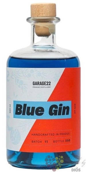 Garage 22  Blue  craft Bohemian gin 42% vol. 0.50 l