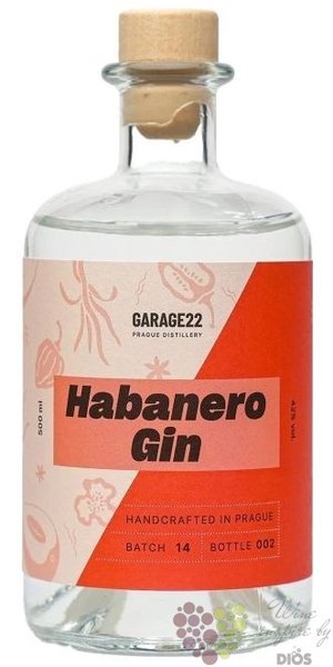 Garage 22 small batch  Habanero Mango  craft Bohemian gin 42% vol.  0.50 l