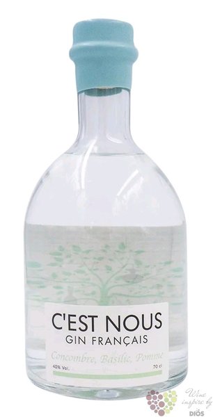 Chateau du Breuil  Cest Nous Concombre  flavoured French gin 40% vol.  0.70 l