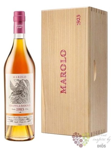 Grappa di Barolo Riserva Vendemia 1988 distilleria Marolo 50% vol.  0.70 l