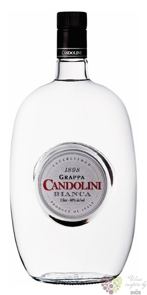 Grappa „ Bianca ” distilleria Candolini by Fratelli Branca 40% vol.  0.70 l