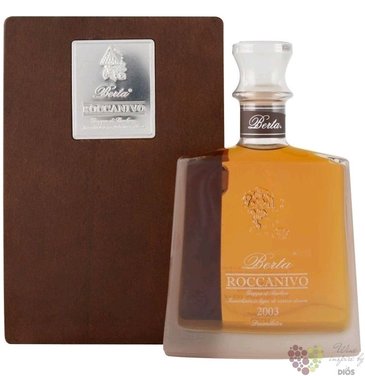 Grappa di Barbera riserva 2014 „ Roccanivo ” wood box distillerie Berta 43% vol.  0.70 l