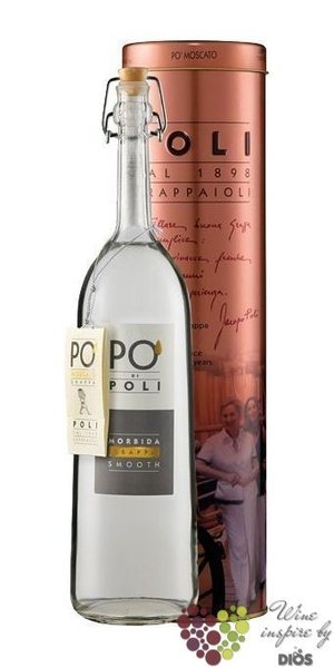 Po di Poli  Morbida  original Italian grappa Jacopo Poli 40% vol.  0.70 l