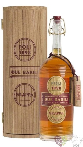 Poli Grappa Barrique Due Barili Jacopo Poli 40% vol.  0.70 l