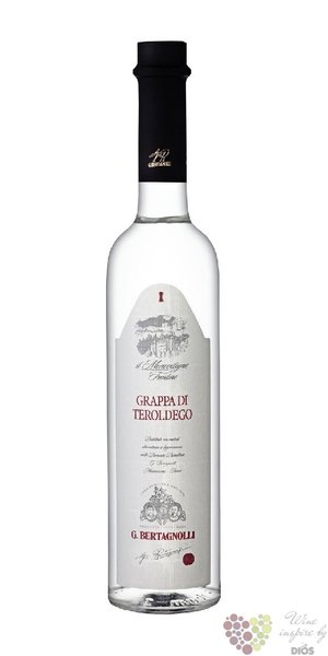 Grappa Trentina di Teroldego  Monovitigno  distilleria G.Bertagnolli 40% vol.0.05 l