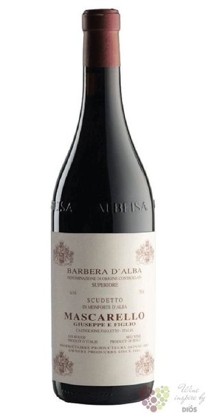 Barbera dAlba superiore  Scudetto  Doc 2018 Giuseppe Mascarello e Figlio  0.75 l