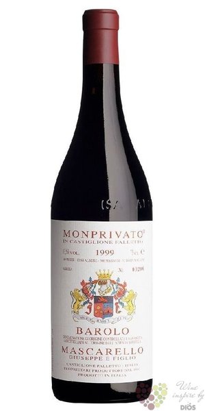 Barolo Castiglione Falletto cru  Monprivato  Docg 2018 Giuseppe Mascarello eFiglio  0.75 l