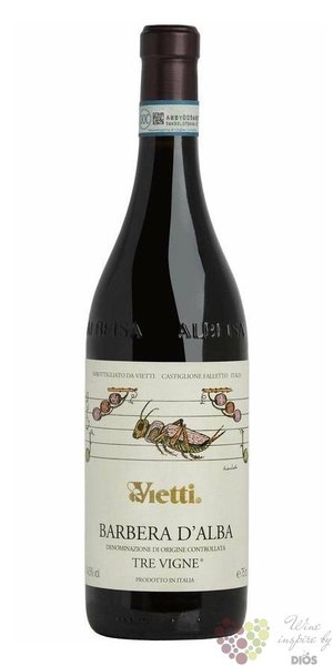 Barbera dAlba  Tre Vigne  Doc 2020 cantina Vietti  0.75 l