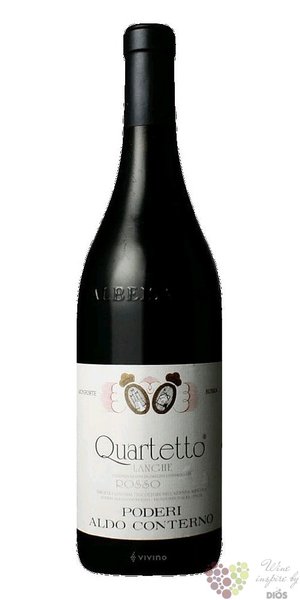 Langhe rosso  Quartetto  Doc 2019 poderi Aldo Conterno  0.75 l