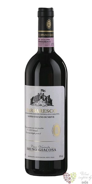 Barbaresco Albesani cru  Santo Stefano  Docg 2001 Bruno Giacosa  0.75 l