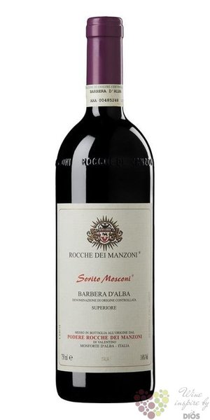 Barbera dAlba Superiore  Sorito Mosconi  Doc 2021 podere Rocche dei Manzoni  0.75 l