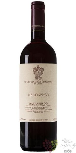 Barbaresco cru  Martinenga  Docg 2019 tenute Cisa Asinari dei Marchesidi Gresy  0.75 l