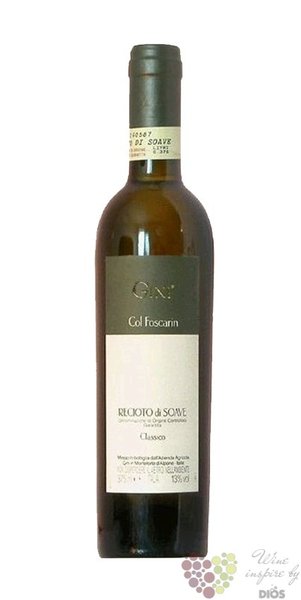 Recioto di Soave classico  Col Foscarin  Docg 2011 azienda Gini  0.375 l