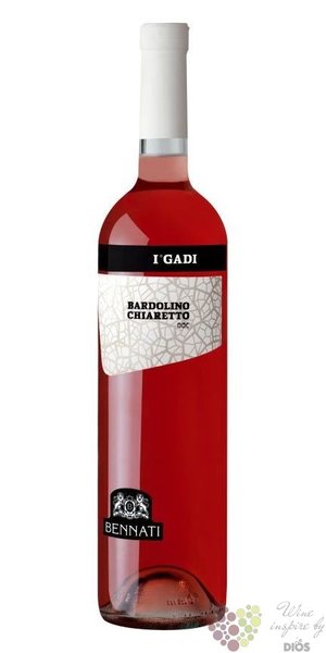 Bardolino chiaretto  i Gadi  Doc 2015 Casa Vinicola Bennati  0.75 l