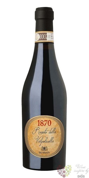 Recioto della Valpolicella Classico „ Selezione Valtramigna ” Doc 2015 Bennati  0.50 l