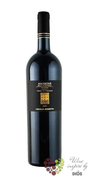 Amarone della Valpolicella classico „ Terre di Cariano ” Doc 2009 cantine Cecilia Beretta    0.75 l