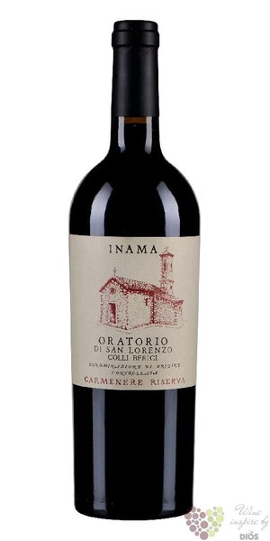Carmenere Riserva „ Oratorio di San Lorenzo ” 2015 Colli Berici Doc Inama  0.75l
