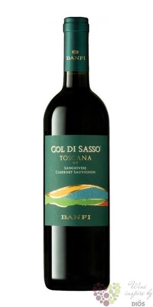 Toscana rosso „ Col di Sasso ” igt 2018 castello Banfi  0.75 l
