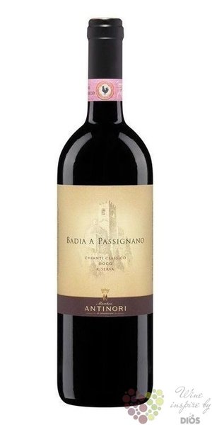 Chianti Classico riserva  Badia a Passignano  Docg 2017 Marches Antinori  0.75 l