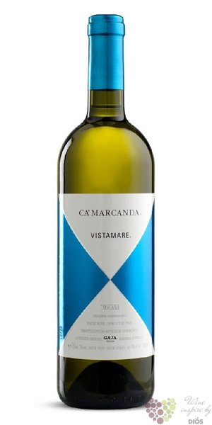 Bolgheri bianco  Vistamare  Igt 2014 Castagneto Carducci CaMarcanda Angelo Gaja  0.75 l