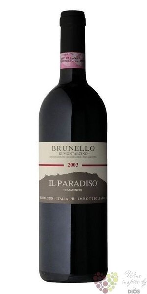 Brunello di Montalcino Docg 2015 il Paradiso di Manfredi  0.75 l