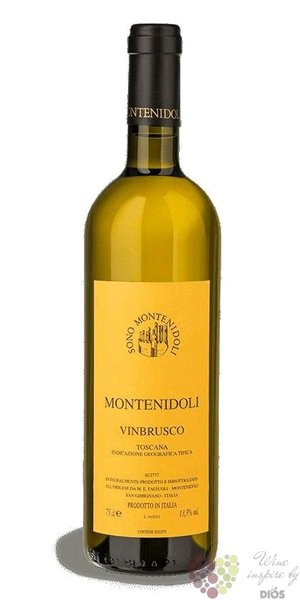 Toscana bianco „ Vinbrusco ” Igt 2016 cantina Sono Montenidoli  0.75 l