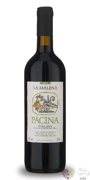 Toscana rosso  la Malena  Igp 2016 Pacina di Giovanna Tiezzi Borsa  0.75 l