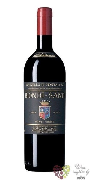 Brunello di Montalcino  Annata  Docg 2016 tenuta Greppo by Biondi Santi  0.75 l