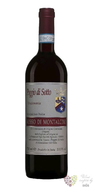 Rosso di Montalcino Doc 2017 tenuta Poggio di Sotto by Colle Massari  0.75 l