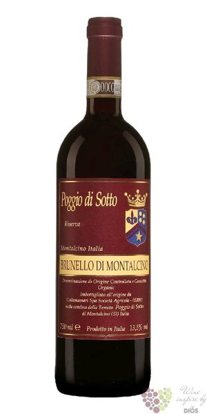 Brunello di Montalcino riserva Docg 2015 tenuta Poggio di Sotto  0.75 l