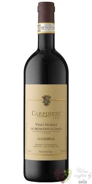 Vino Nobile di Montepulciano Riserva Docg 2007 cantina Carpineto  0.75 l