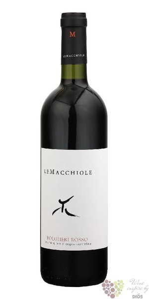 Bolgheri rosso Doc 2018 azienda le Macchiole  0.75 l