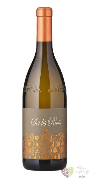 Pinot grigio  Sot Lis Rivis  2021 Friuli Isonzo Rive Alte Doc cantina Ronco del Gelso  0.75 l