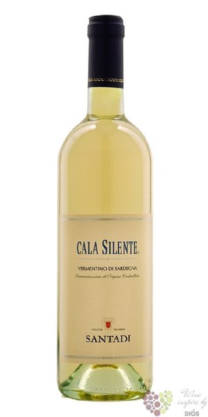 Vermentino di Sardegna  Cala Silente  Doc 2016 Santadi  0.75 l