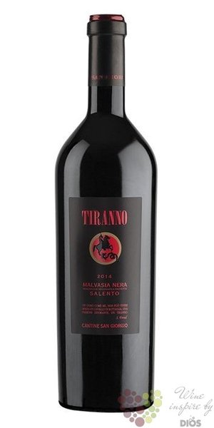 Malvasia Nera del Salento  Tirrano  Igp 2020 San Giorgio by Tinazzi  0.75 l