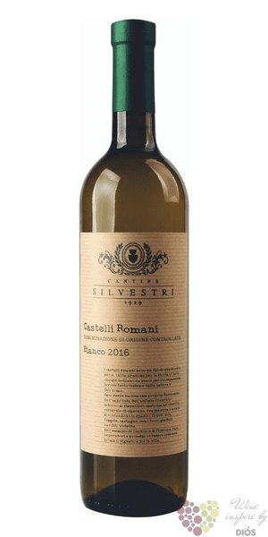 Castelli Romani bianco Doc 2016 cantina Silvestri 1929  0.75 l