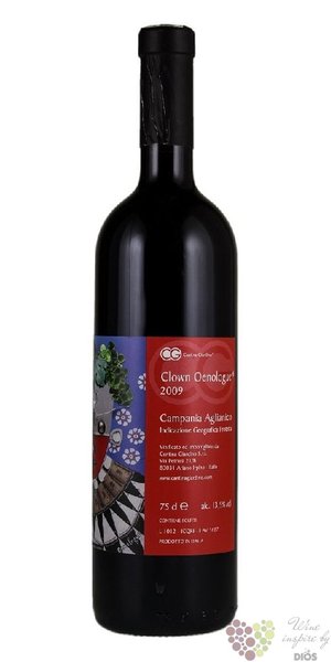 Campania Aglianico  Clown oenologue  Igt 2008 cantina Giardino  0.75 l