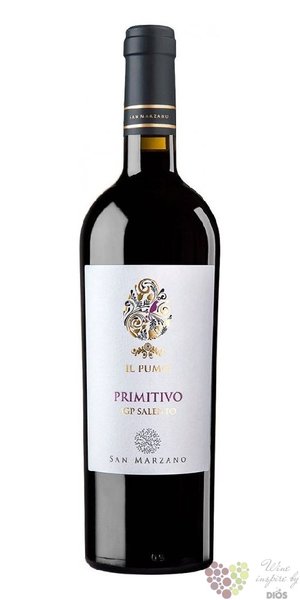 Primitivo di Puglia  il Pumo  Igt 2020 Feudi san Marzano  0.75 l