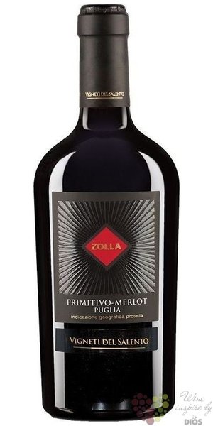 Primitivo &amp; Merlot  Zolla  igt 2020 Zolla vigneti del Salento  0.75 l