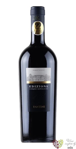 Edizione Cinque Autoctoni rosso no.15 Vdt cantina Fantini by Farnese Vini  1.50l