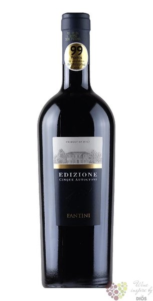 Edizione Cinque Autoctoni rosso no.19 Vdt cantina Fantini by Farnese Vini  0.75l