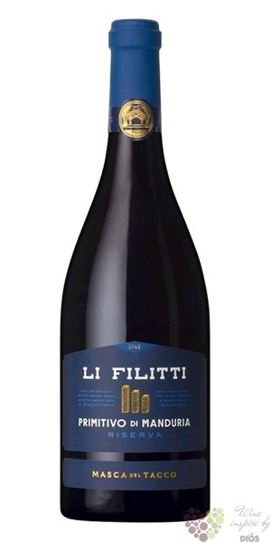 Primitivo di Manduria Riserva „ li Filitti ” DOC 2018 Masca del Tacco  0.75 l