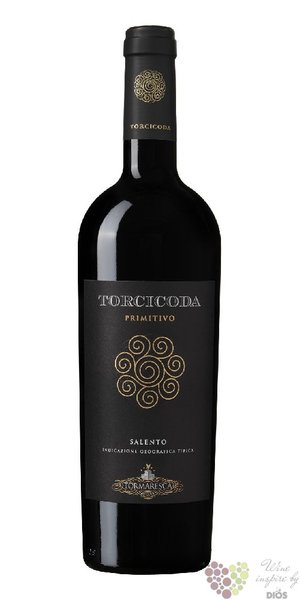 Primitivo Salento  Torcicoda  Igt 2020 cantina Tormaresca by Antinori  0.75 l